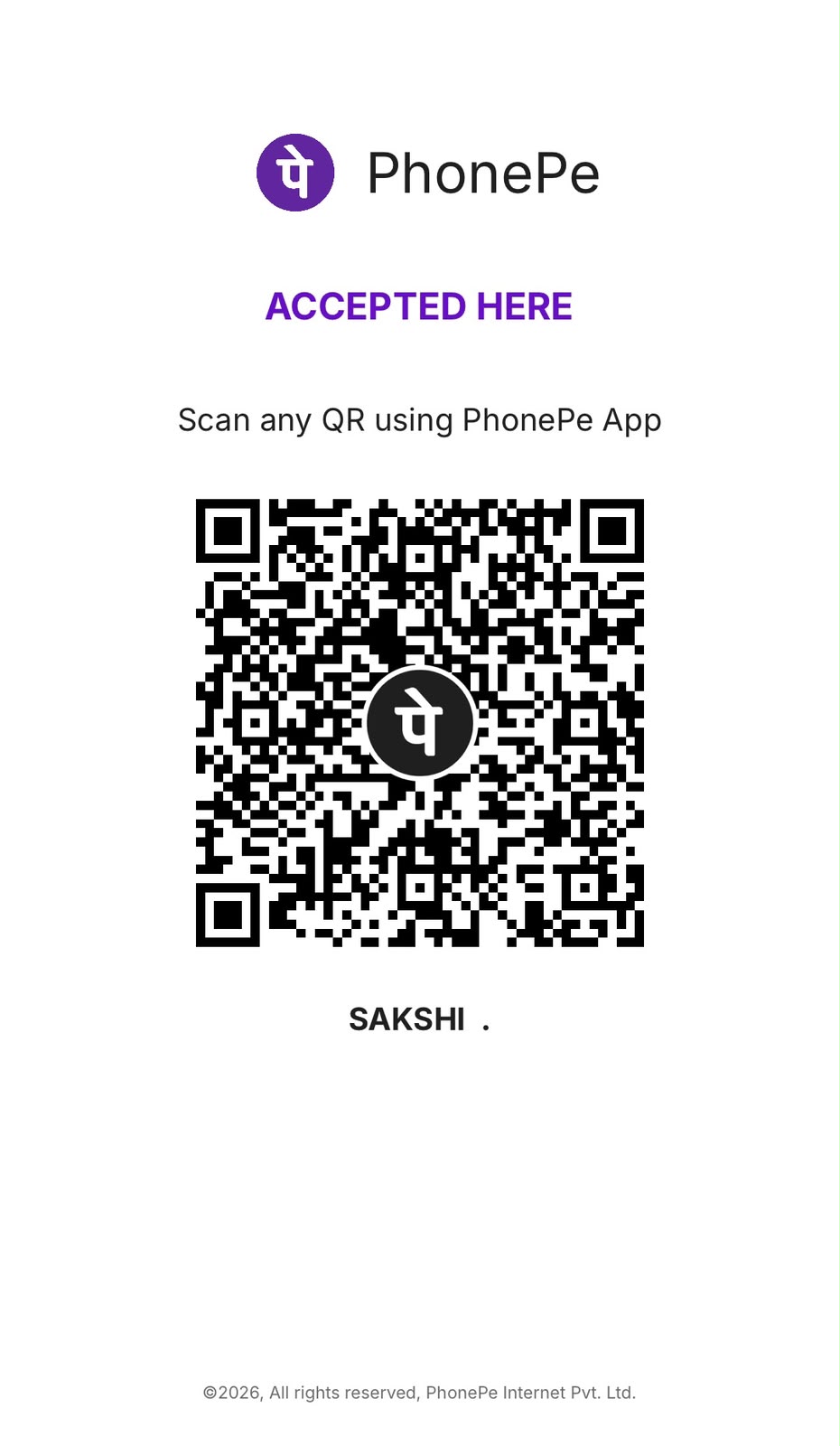 PhonePe QR Code